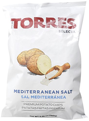 Torres - Kartoffelchips mit mediterranem Salz - 150 gramm Torres - Kartoffelchips mit mediterranem Salz - 150 gramm von Torres