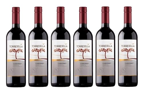6x 0,75l - 2021er - Torresella - Cabernet Sauvignon - Veneto I.G.P. - Italien - Rotwein trocken 6x 0,75l - 2021er - Torresella - Cabernet Sauvignon - Veneto I.G.P. - Italien - Rotwein trocken von Torresella