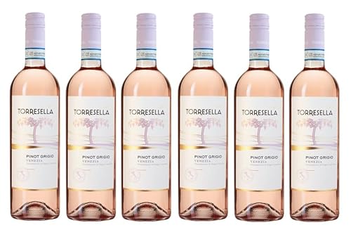 6x 0,75l - 2022er - Torresella - Pinot Grigio Rosé - Veneto D.O.P. - Italien - Rosé-Wein trocken von Torresella