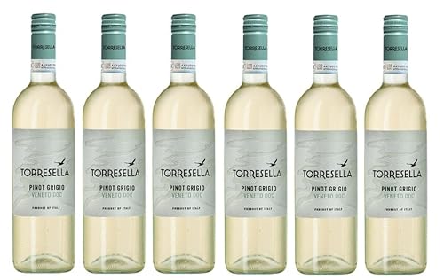 6x 0,75l - 2022er - Torresella - Pinot Grigio - Veneto I.G.P. - Italien - Weißwein trocken 6x 0,75l - 2022er - Torresella - Pinot Grigio - Veneto I.G.P. - Italien - Weißwein trocken von Torresella