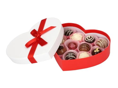 Chocolate Case für 11 Pralinen Heart von Torten Deko Shop