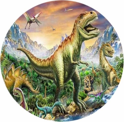 Dinosaurs Tortenaufleger, Rund Dinosaurs Tortenaufleger, Rund von Torten Deko Shop