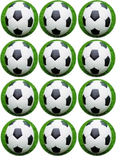 Torten Deko Shop Fußball Cupcake, Muffinaufleger - Kuchenaufleger Cup Cake Zuckerbild Kuchenplatte Oblate, 1 Stück, Fußballparty, Geburtstag Torten Deko Shop Fußball Cupcake, Muffinaufleger - Kuchenaufleger Cup Cake Zuckerbild Kuchenplatte Oblate, 1 Stück, Fußballparty, Geburtstag von Torten Deko Shop
