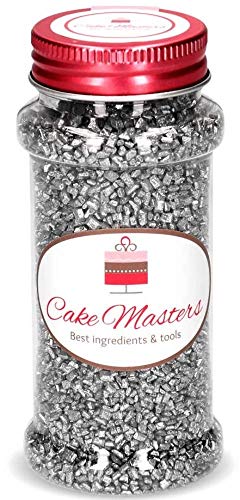 Glimmer Zucker silber, 100g von Torten Deko Shop