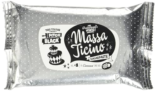 Massa Ticino Tropic schwarz, 250g Massa Ticino Tropic schwarz, 250g von Torten Deko Shop