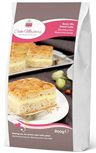 Torten Deko Shop Blechkuchen Basismischung, 800g von Torten Deko Shop