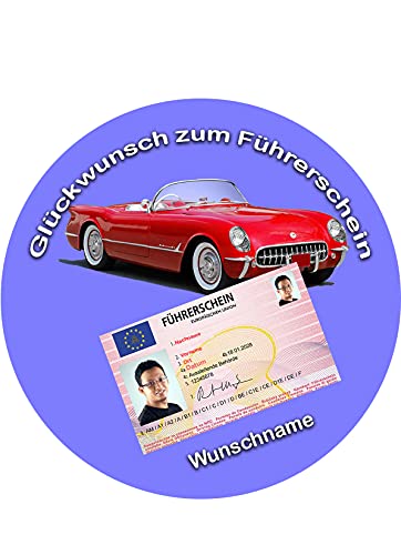 Führerschein, Glückwunsch, Auto, Danke, Essbares Foto für Torten, Tortenbild, Tortenaufleger Ø 20cm - Super Qualität, 02500 Führerschein, Glückwunsch, Auto, Danke, Essbares Foto für Torten, Tortenbild, Tortenaufleger Ø 20cm - Super Qualität, 02500 von Torten-colorful 7/24