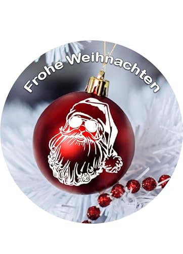 Tortenaufleger, Weihnachten, Essbares Bild für Torten, Tortenbild, Tortenaufleger Ø 20cm - Super Qualität, 00016 von Torten-colorful 7/24