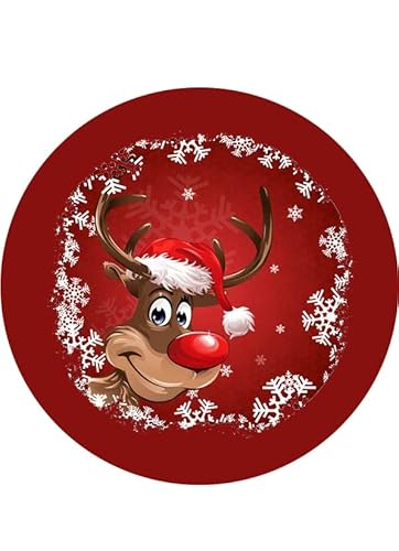 Tortenaufleger, Weihnachten, Essbares Bild für Torten, Tortenbild, Tortenaufleger Ø 20cm - Super Qualität, 00019 von Torten-colorful 7/24