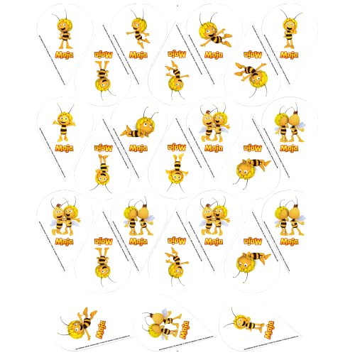 Bedruckte Oblaten - Einstecker Biene Maja Premium in verschiedenen Größen (60 x 40 mm - 24 Stück) von Tortenbild