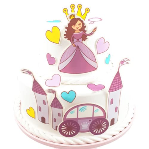 Essbare Tortendeko - Prinzessin - Fondant Kuchen Tattoo aus essbarem Zuckerpapier von Tortenbild