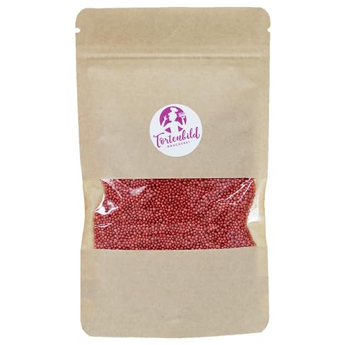 Streudeko Nonpareilles - Rot 100g von Tortenbild