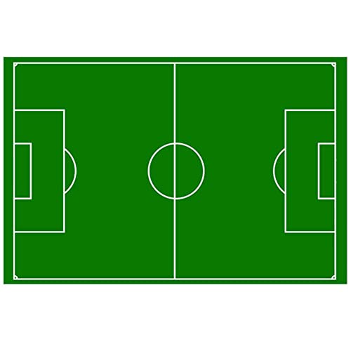 Tortenaufleger Fußballfeld Fußballtorte in verschiedenen Größen rechteckig (48 x 36 cm) von Tortenbild