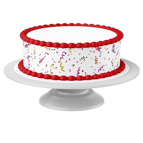 Tortenband Fasching - Carnival essbar - 4 Stück á 24cm x 5cm passend für Torten bis 30 cm zum mitessen - kreative Dekoration für Torten von Tortenbild