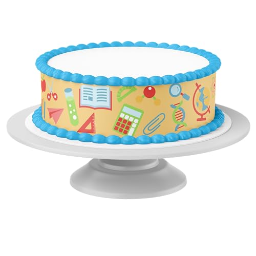 Tortenband Schule grün essbar - 4 Stück á 24cm x 5cm passend für Torten bis 30 cm zum mitessen - kreative Dekoration für Torten Tortenband Schule grün essbar - 4 Stück á 24cm x 5cm passend für Torten bis 30 cm zum mitessen - kreative Dekoration für Torten von Tortenbild