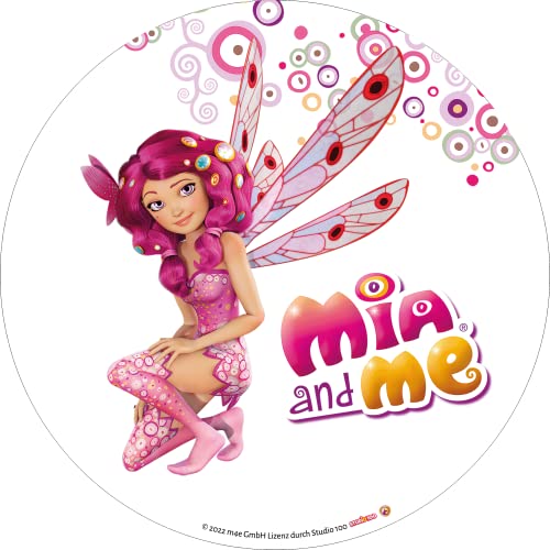 Tortenbild Mia and Me "Mia weiß" 16 - 38 cm Rund (16 cm) von Tortenbild