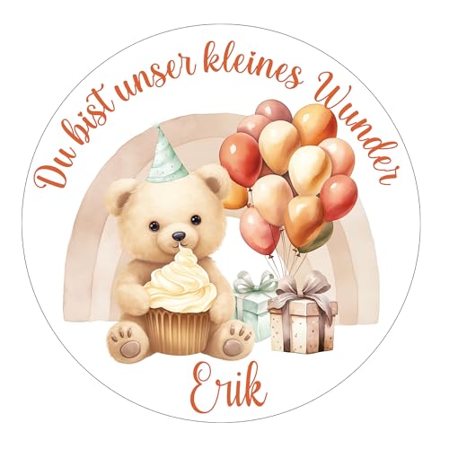 Tortenaufleger Muffin Topper JUNGE Geburtstag oder Taufe personalisiert mit Wunschtext - Fondant, Oblate oder Dekorpapier Plus Tortenaufleger Muffin Topper JUNGE Geburtstag oder Taufe personalisiert mit Wunschtext - Fondant, Oblate oder Dekorpapier Plus von Tortenpixel