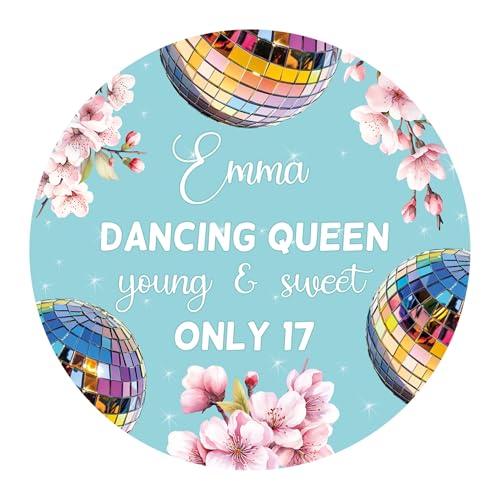 Tortenaufleger Muffinaufleger - DANCING QUEEN | Fondant PREMIUM, Oblate PREMIUM, Dekorpapier PLUS | 4-20 cm | PERSONALISIERT & VORGESTANZT Tortenaufleger Muffinaufleger - DANCING QUEEN | Fondant PREMIUM, Oblate PREMIUM, Dekorpapier PLUS | 4-20 cm | PERSONALISIERT & VORGESTANZT von Tortenpixel