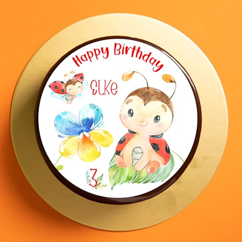 Tortenaufleger Muffinaufleger Marienkäfer | Geburtstag | Mädchen Junge aus Fondant | Oblate | Dekorpapier | 4-20 cm Tortenaufleger Muffinaufleger Marienkäfer | Geburtstag | Mädchen Junge aus Fondant | Oblate | Dekorpapier | 4-20 cm von Tortenpixel