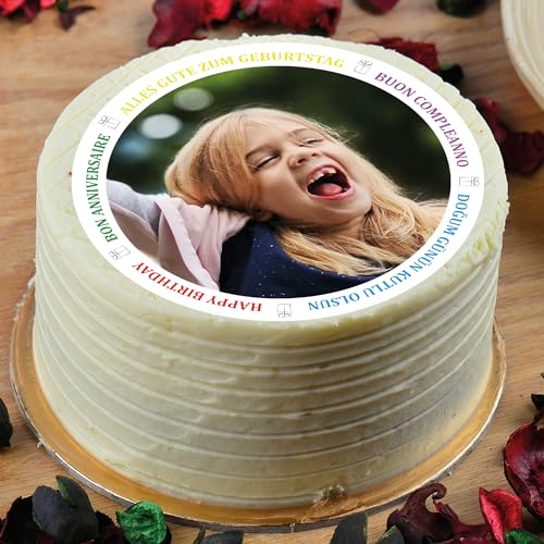 Tortenbild Happy Bithday Topper | FONDANT | DEKORPAPIER | PREMIUM OBLATE Tortenbild Happy Bithday Topper | FONDANT | DEKORPAPIER | PREMIUM OBLATE von Tortenpixel