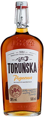 Quitte-Likör „Toruńska 1884“, goldene Farbe ohne Farbstoff, 0,5 L, 36% Vol. von Torun