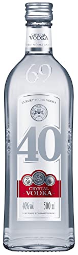 Torunska 40 Crystal Vodka, klassischer Wodka aus Polen, 0,5 L, 40 Prozent Vol. von Torunska