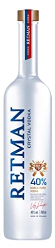 Torunska Retman Crystal Vodka, Premium-Wodka aus Polen, 0,7 L, 40 Prozent Vol. Torunska Retman Crystal Vodka, Premium-Wodka aus Polen, 0,7 L, 40 Prozent Vol. von Torunska