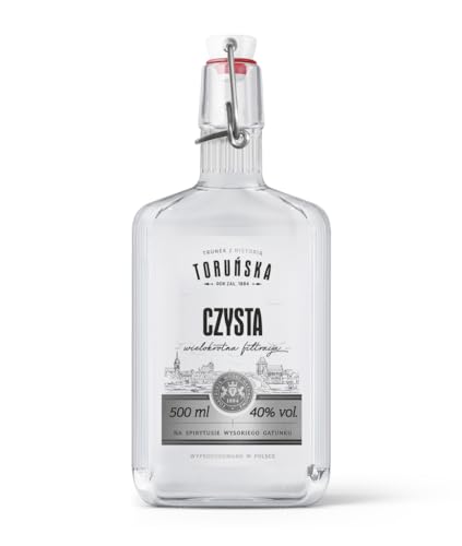 Torunska Czysta 1884, reiner Wodka aus Polen, 0,5 L, 40% Vol. von Torunska