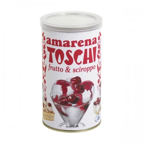 Toschi Amarena 12er pack von 400 Gramm / Premium Qualität aus Italien / authentisches italienisches Topping von Toschi