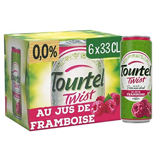 Tourtel Twist Bier, ohne Alkohol, Himbeere, 6 x 33 cl Tourtel Twist Bier, ohne Alkohol, Himbeere, 6 x 33 cl von Tourtel