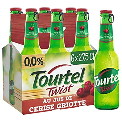 Tourtel Twist Bier ohne Alkohol, Duft Kirsche, 6 x 275 ml von Tourtel