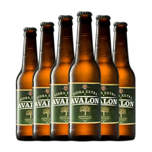 Cidre Trabanco Avalon Halbtrocken Halbsüß Drittel-Liter-Flasche 33 cl (Karton mit 6 Drittel-Liter-Flasche von 33 cl)