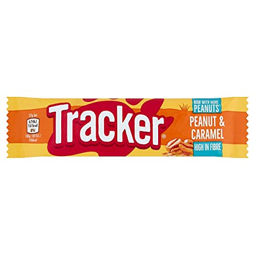 Tracker Erdnuss- und Karamell-Riegel, 37 g, 24 Stück Tracker Erdnuss- und Karamell-Riegel, 37 g, 24 Stück von Tracker