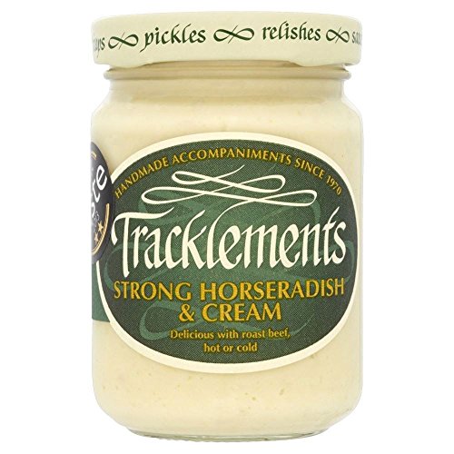 Tracklements Meerrettich und Sahne-Sauce (140 g) - Packung mit 2 von Tracklements