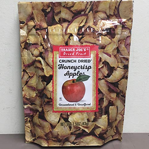 Trader Joe's – Crunch getrocknete Honigknackige Äpfel, Nettogewicht 43 g, 2 Stück von TJ's