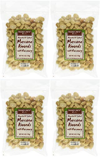 Trader Joe 's Marcona-Mandeln mit Rosmarin-Netz, geröstete und gesalzene Marcona-Mandeln mit Rosmarin-Netz, 170 g, 4 Stück von TJ's