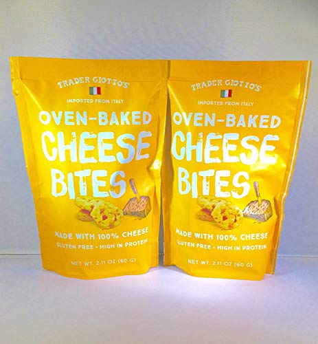 Trader Joe's Trader Giottos Ofen gebacken, Glutenfrei, Low Carb Käse Bites (2-Pack) von TJ's