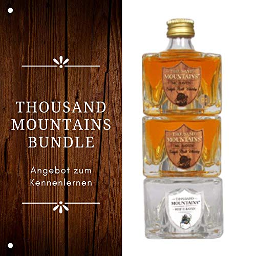 THOUSAND MOUNTAINS BUNDLE - Single Malt Whisky - tolles Geschenk von Tradista