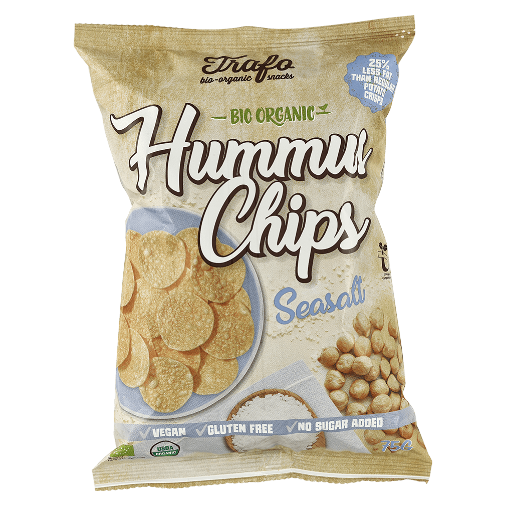 Bio Hummus Chips Seasalt von Trafo