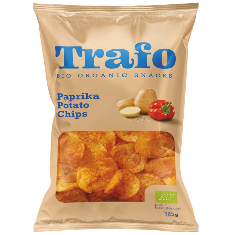 Bio Kartoffelchips Paprika von Trafo