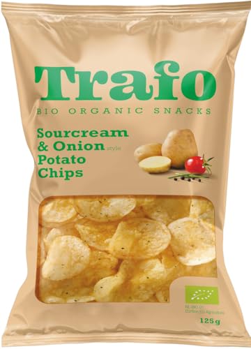 Kartoffelchips Sauerrahm & Zwiebel 12 x 125 gr Kartoffelchips Sauerrahm & Zwiebel 12 x 125 gr von Trafo