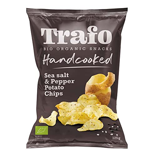Trafo Hand Cooked Chips - Seasalt & Black Pepper, 125g von Trafo