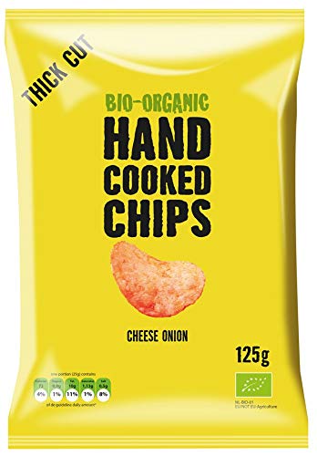 Trafo - Handcooked CHIPS Käse und Zwiebel - 125 g - 10er Pack von Trafo