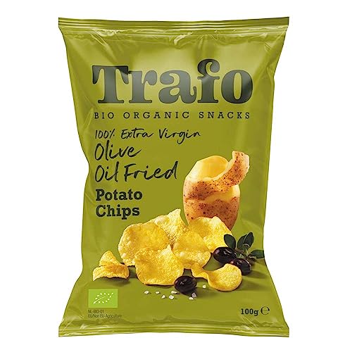 Trafo Potato Chips, Baked in Virgin Olive Oil, 100g, 6er Pack von Trafo