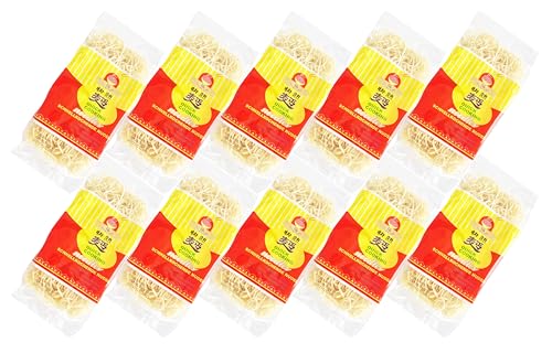 10er Pack LUCKY LIFE Quick Cooking Nudeln - China Nudel - Schnellkochende Nudeln Noodles/Wok/Mie (10x 500 g Packung) von Trango