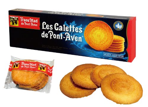 traou Mad Galettes de Pont Aven – French Galettes Butter Cookies – 3,5 Oz von Traou Mad de Pont-Aven