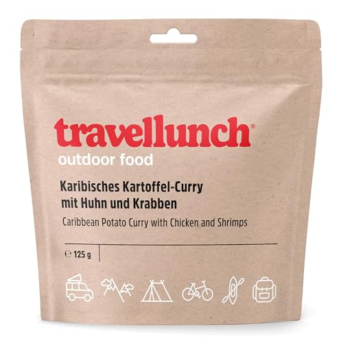 Travellunch Karibisches Kartoffel Curry mit Huhn + Krabben 125 g Travellunch Karibisches Kartoffel Curry mit Huhn + Krabben 125 g von Travellunch