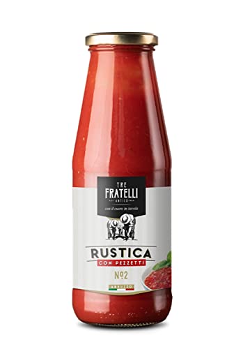 Rustikales Tomatenpüree mit Stücken 500 gr. - Tre Fratelli Rustikales Tomatenpüree mit Stücken 500 gr. - Tre Fratelli von Tre Fratelli
