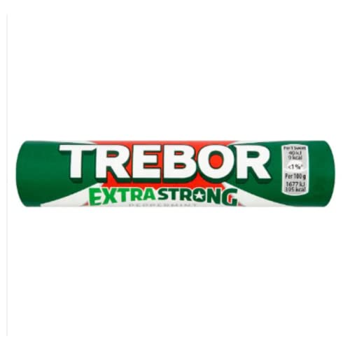 Trebor Extra starke Pfefferminz-Rolle, 40 x 41,3 g von London Grocery