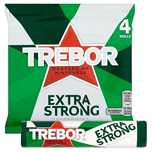 Trebor Forti Zecken, Pfefferstreuer, 4 x 41 g (2 Stück) von Trebor